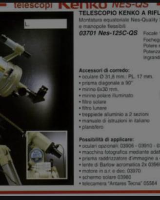 telescopio professionale