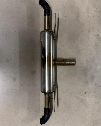 Terminale artigianale OMOLOGATO Audi TT 8j 2.0tfsi