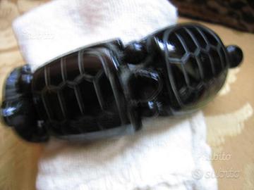 Bracciale Tartarughe di Onice Nera.Grande