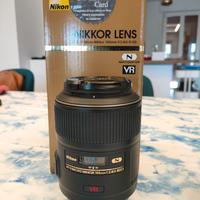 Obiettivo Nikon 105 f2.8 G VR Macro