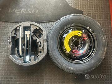 KIT RUOTA DI SCORTA E CRIK SKODA FABIA 2020 R14
