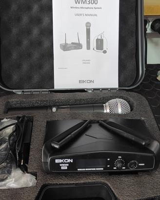 Radiomicrofono Eikon wm 300 nuovo 