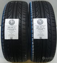 2 GOMME 205 45 17 HANKOOK A49086
