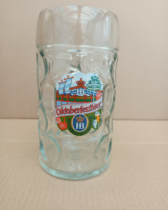 Boccale birra in vetro Oktoberfest