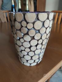 Vaso in legno 
