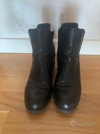 Tronchetti neri da donna con zip laterale, N.40