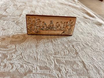 Quadretto ultima  cenna in argento