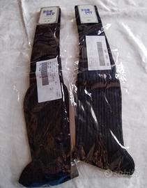 Due paia di calzini blu lunghi da uomo 