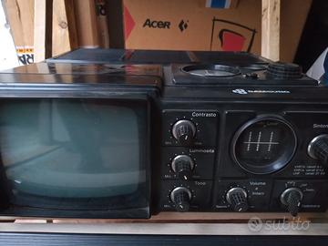 TV RADIO vintage Nero