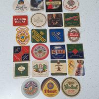 Lotto sottobicchieri birra e Whiskey vintage