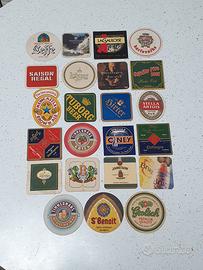 Lotto sottobicchieri birra e Whiskey vintage