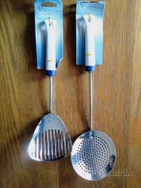 DUE MESTOLI ACCIAIO INOX