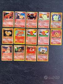 Lotto n•2 - carte Pokemon tipo fuoco