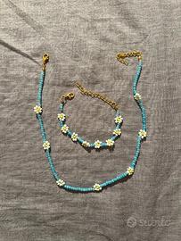 Set Handmade: Collana + Bracciale in Perline