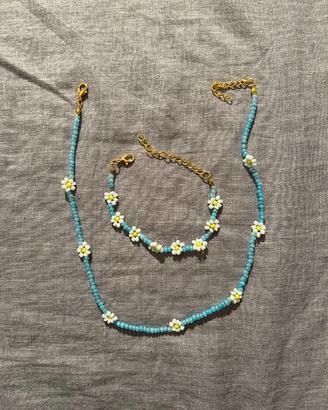 Set Handmade: Collana + Bracciale in Perline