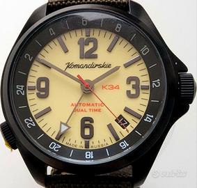 Vostok Komandirskie GMT full lume 476773 automatic