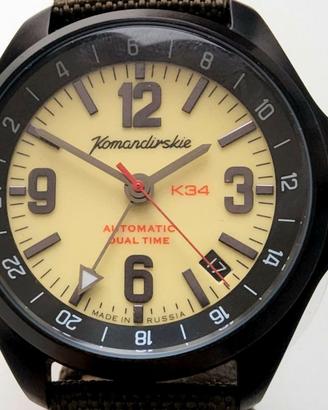 Vostok Komandirskie GMT full lume 476773 automatic
