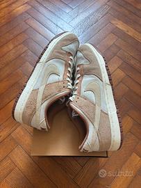 Scarpe Nike Dunk Low Medium Curry Pelle Beige 45