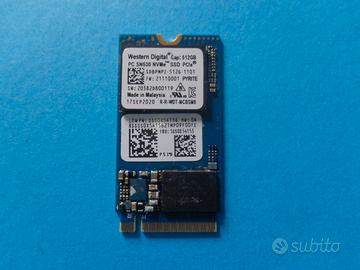 nvME WESTERN DIGITAL 512GB