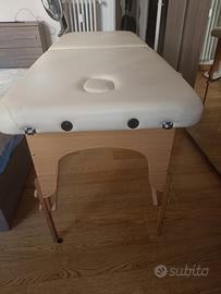 Lettino massaggio estetista