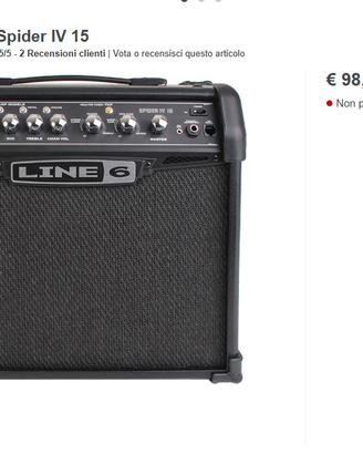 amplificatore chitarra 15 w