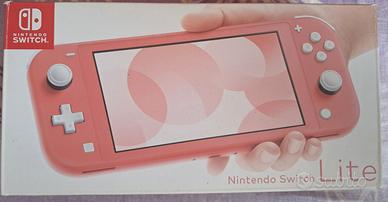 nintendo switch lite rosa