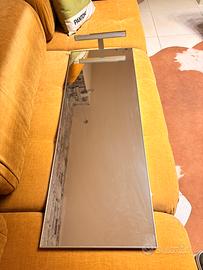 Specchio Bagno con Lampada LED - 100×35×2,5 cm