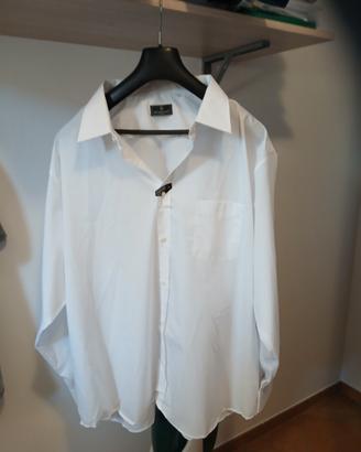 camicia t 52 mai messa cotone   e nuova 