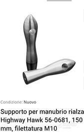 supporti per manubrio rialzati di 150 mm 