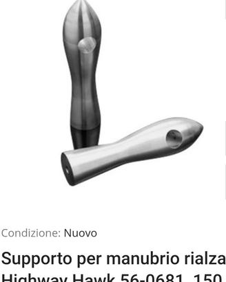 supporti per manubrio rialzati di 150 mm 