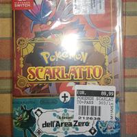 Pokemon scarlatto + espansione DLC area zero nuovo