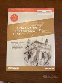 testo scolastico UNA GRANDE ESPERIENZA DI SE 5