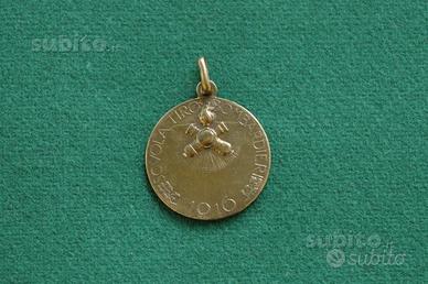 Medaglia in bronzo scuola tiro bombardieri 1916