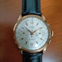 Orologio oro 18kt cronografo a carica manuale