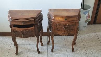 Coppia di comodini stile barocco veneziano