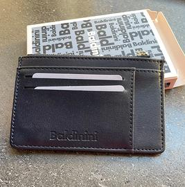 Baldinini miniportafogli, porta carte credito blu