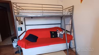 letto a soppalco Ikea Svärta