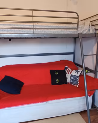 letto a soppalco Ikea Svärta