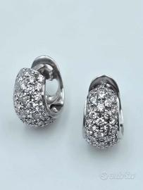 ORECCHINI ORO DIAMANTI 0.60 CARATI