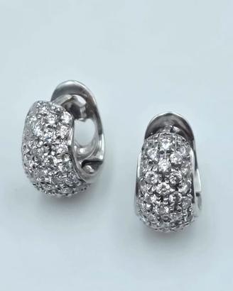 ORECCHINI ORO DIAMANTI 0.60 CARATI
