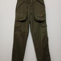 pantalone cargo verde militare 