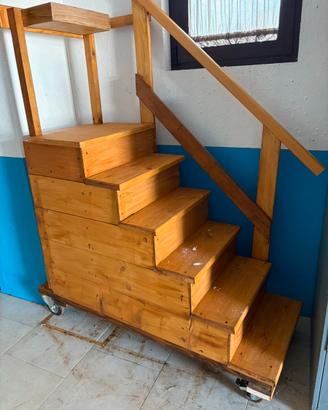 Scala in legno