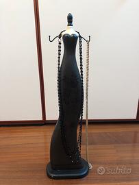 Porta collane in legno