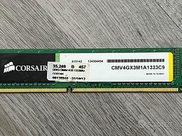 RAM DDR3 4GB 1333MHz Corsair