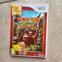 gioco nintendo wii donkey kong country returns 