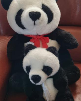 Coppia Panda Peluche 
