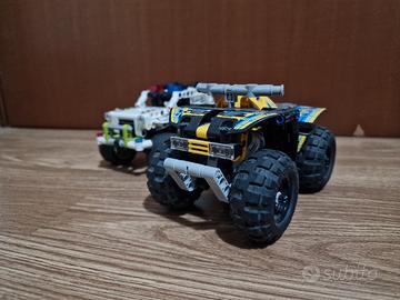 Lotto 2 LEGO Technic Pull-Back 42047 e 42034