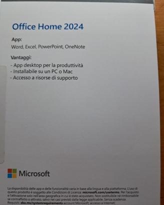Pacchetto software Microsoft Office Home