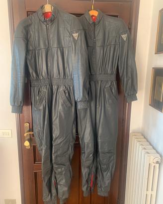 Coppia tute moto in pelle Dainese da turismo.