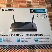 Modem router D-Link Wireless N300 ADSL2+